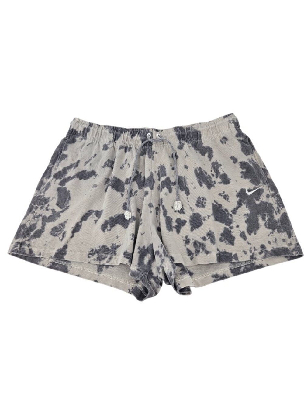Nike Sportswear Washed Jersey Shorts Gray Women's Size 1X Loose Fit Activewear - Picture 3 of 11